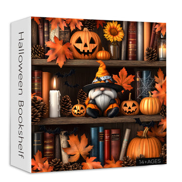 Halloween Bookshelf -puzzle puzzle 1000 pezzi